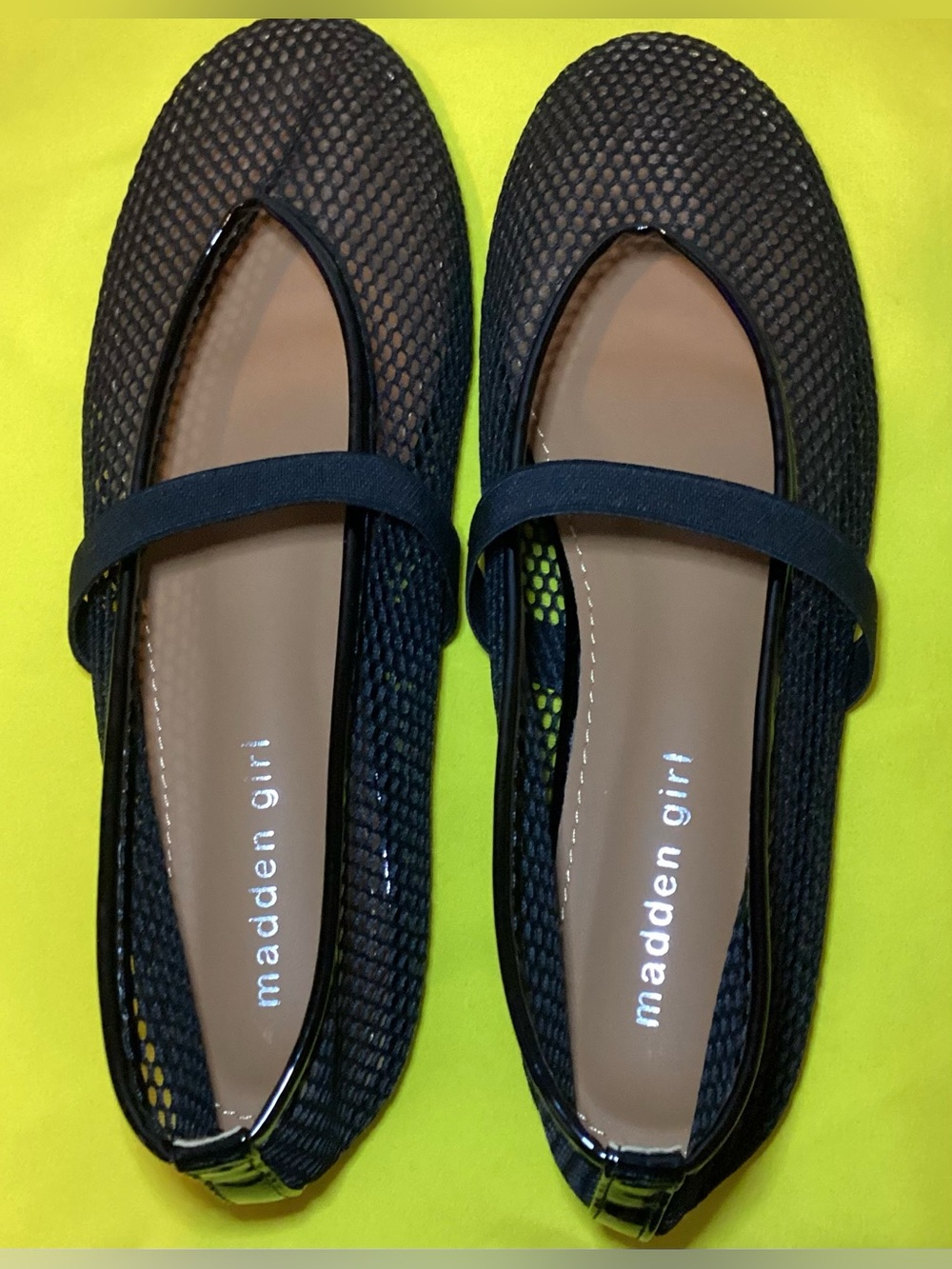 Madden Girl Mesh Flats